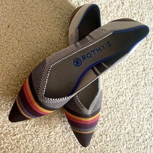 Rothy Pointed Inverse Strip - size 10